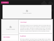 Tablet Screenshot of iknowthatgirl.net